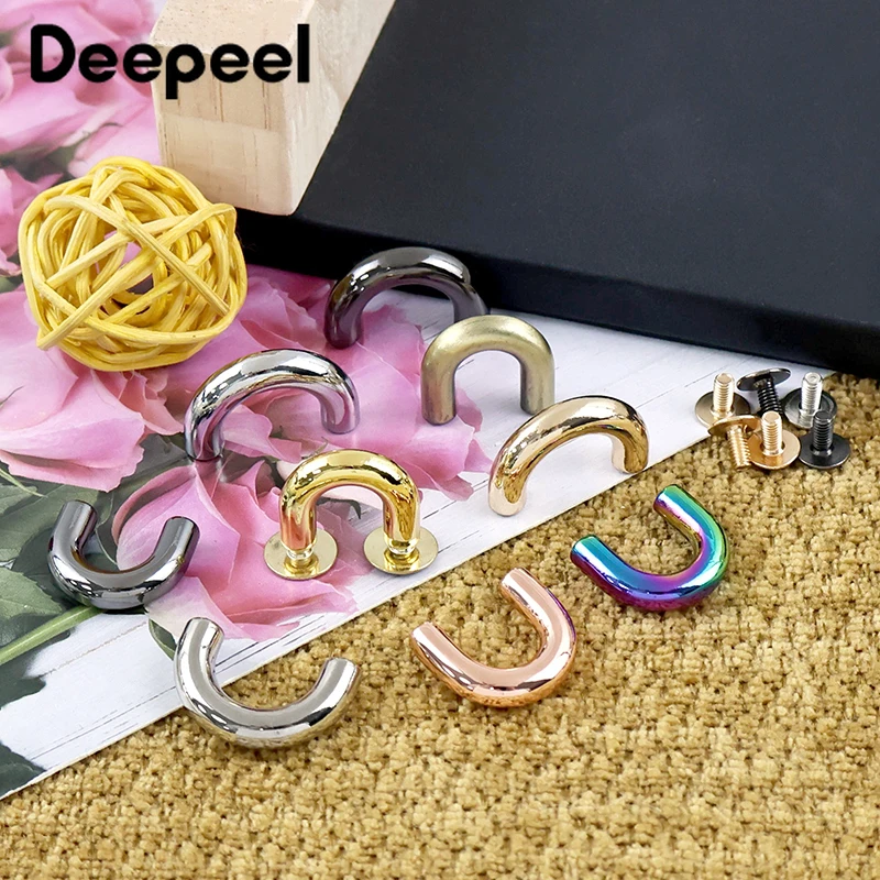 20Pcs Metal Arch Bridges Buckle Handbags Strap U Ring Screw Connect Clasp Bag Side Clip Leather Crafts DIY Hardware Accessories
20Pcs Metal Arch Bridges Buckle Handbags Strap U Ring Screw Connect Clasp Bag Side Clip Leather Crafts DIY Hardware Accessories