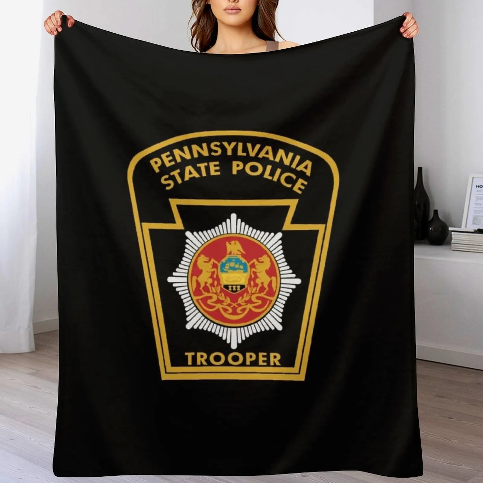 Pennsylvania State Police seal Throw Blanket Thin Soft Blanket for Summer Night Sleeping
Pennsylvania State Police seal Throw Blanket Thin Soft Blanket for Summer Night Sleeping