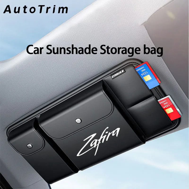 Luxury Car Sun Visor Organizer Leahter Multi-Pocket Auto Storage Glasses Box Ticket Card Holder Storage Bag for Opel Zafira
Luxury Car Sun Visor Organizer Leahter Multi-Pocket Auto Storage Glasses Box Ticket Card Holder Storage Bag for Opel Zafira