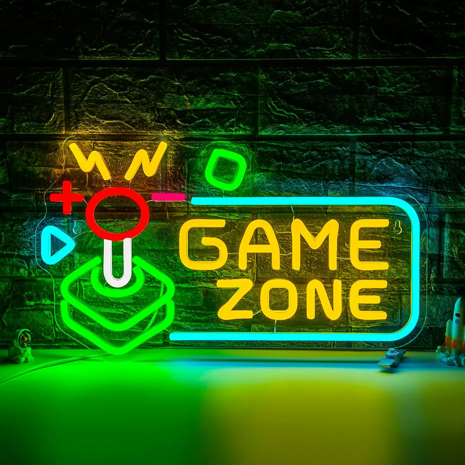 Game Zone Neon Sign USB Powered LED Dimmable LED Neon Light for Bedroom Club Livingroom Man Cave Party Decor Personzalized Gift
Game Zone Neon Sign USB Powered LED Dimmable LED Neon Light for Bedroom Club Livingroom Man Cave Party Decor Personzalized Gift