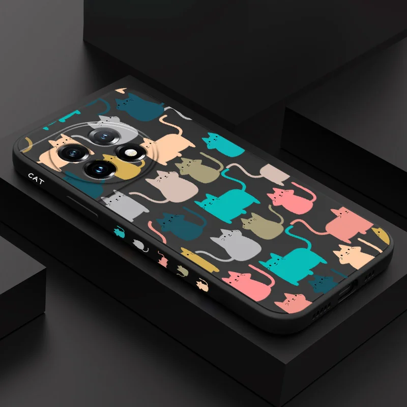 Colorful Cat Phone Case For Oneplus 13 13R 12 12R 11 11R 10 10R 10T 9R 9RT 9 8T 8 7 7T Pro 5G Liquid Silicone Cover
Colorful Cat Phone Case For Oneplus 13 13R 12 12R 11 11R 10 10R 10T 9R 9RT 9 8T 8 7 7T Pro 5G Liquid Silicone Cover
