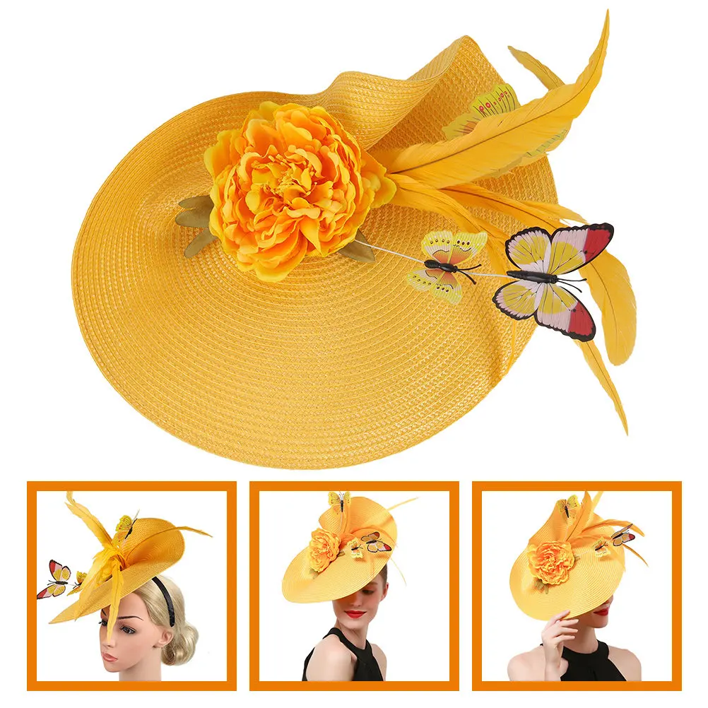Butterfly Fascinator Headband for Women Lightweight Comfortable Fabric Banquet Wedding Tea Party Bride Headdress Bridal Hair
Butterfly Fascinator Headband for Women Lightweight Comfortable Fabric Banquet Wedding Tea Party Bride Headdress Bridal Hair