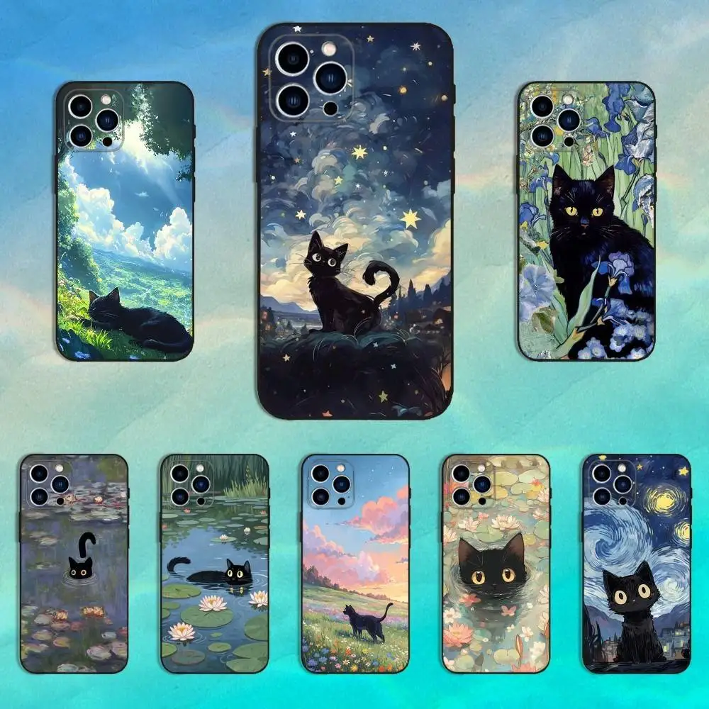 Cute Art Abstract Kitten Phone Case For iPhone 16,15,14,13,12,11 Plus,Pro Max,XS,X,XR,SE,Mini,8,7,Soft Silicone Black Cover
Cute Art Abstract Kitten Phone Case For iPhone 16,15,14,13,12,11 Plus,Pro Max,XS,X,XR,SE,Mini,8,7,Soft Silicone Black Cover