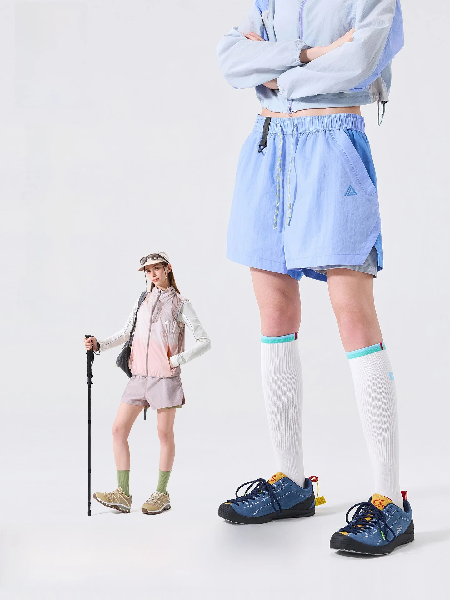 LAZY DAY Outdoor Water-Resistant Color Block Five-Quarter Length Sports Shorts Women's Lightweight Anti-Static Summer Shorts
LAZY DAY Outdoor Water-Resistant Color Block Five-Quarter Length Sports Shorts Women's Lightweight Anti-Static Summer Shorts