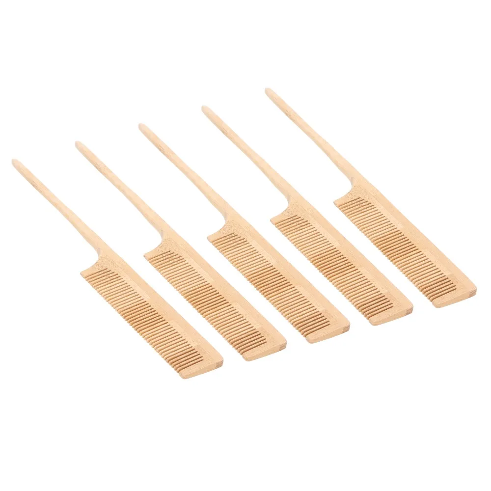 5pcs Rounded Teeth Bamboo Hair Rat Tail Comb Anti Static Heat Resistant Rat Tail Parting Comb Portable Vintage
5pcs Rounded Teeth Bamboo Hair Rat Tail Comb Anti Static Heat Resistant Rat Tail Parting Comb Portable Vintage