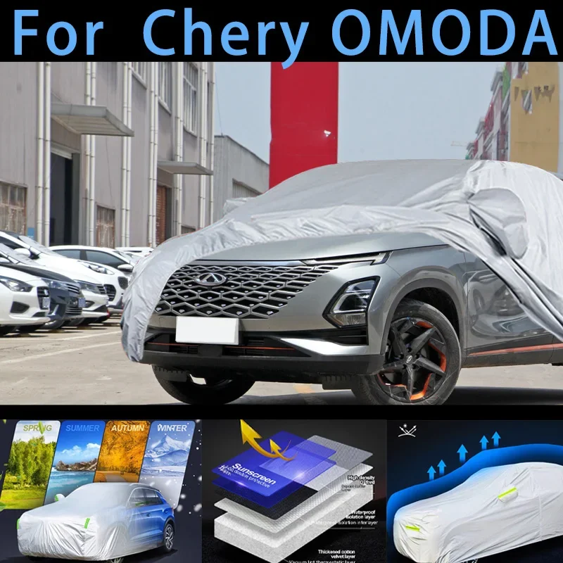 For Chery OMODA Car protective cover,sun protection,rain protection, UV protection,dust prevention auto paint protective
For Chery OMODA Car protective cover,sun protection,rain protection, UV protection,dust prevention auto paint protective