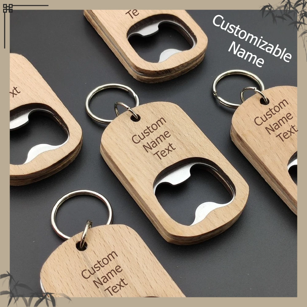 Universal concise stainless steel bottle opener metal bottle Keyring cap opener wood grain decorative car keychain customizable
Universal concise stainless steel bottle opener metal bottle Keyring cap opener wood grain decorative car keychain customizable