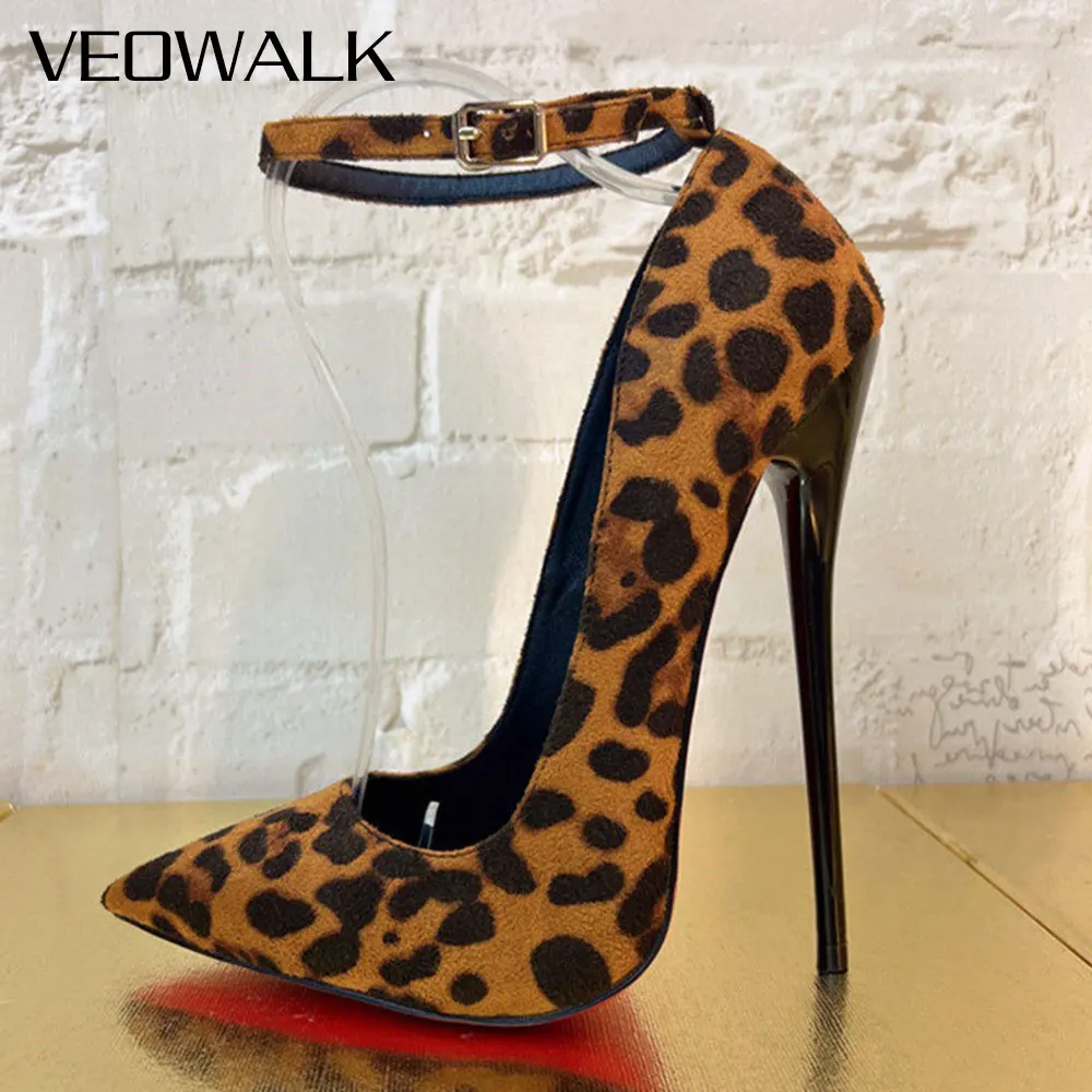 Leopard Suede 14/16cm Extreme High Heels Pointed Toe Ankle Strap Stiletto Pumps Pole Dance Party Crossdresser Sexy Women Shoes
Leopard Suede 14/16cm Extreme High Heels Pointed Toe Ankle Strap Stiletto Pumps Pole Dance Party Crossdresser Sexy Women Shoes