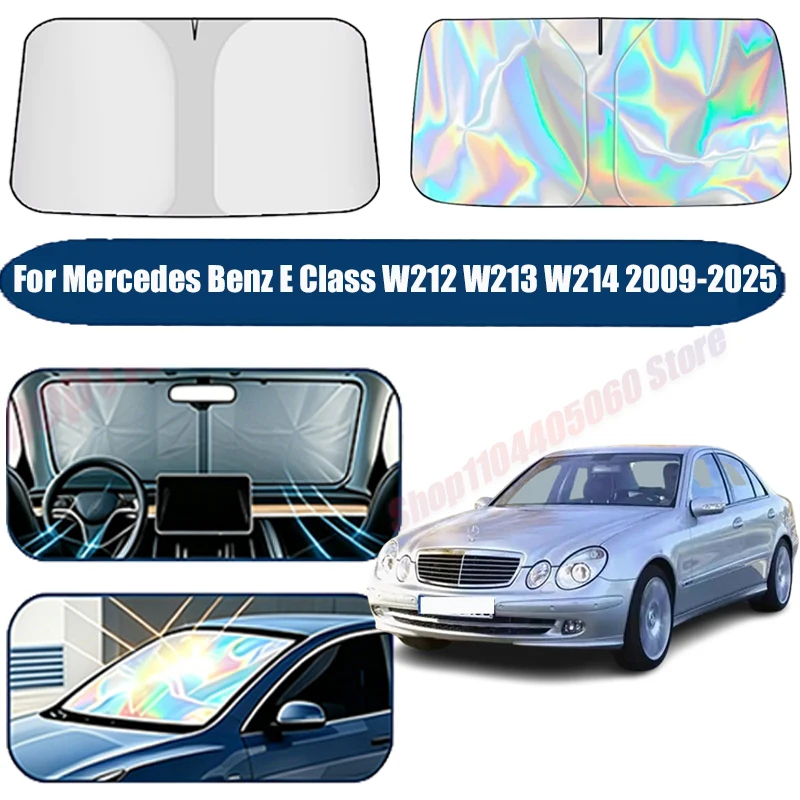 For Mercedes Benz E Class W212 W213 W214 2009-2025 Car Sun Visor Front Windshield Sunshade Heat Insulation Summer Accessories
For Mercedes Benz E Class W212 W213 W214 2009-2025 Car Sun Visor Front Windshield Sunshade Heat Insulation Summer Accessories