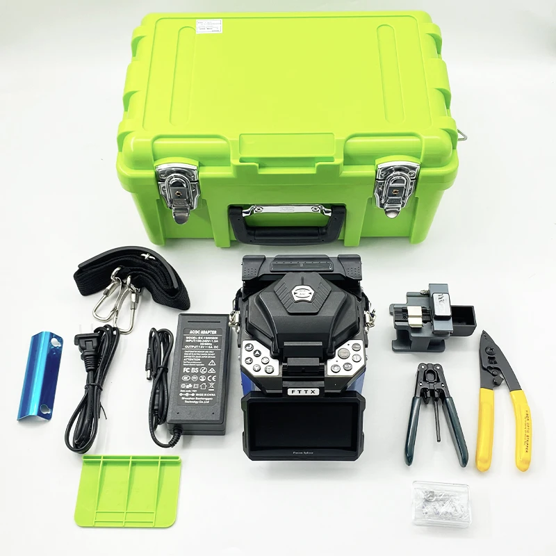Fiber Optic Fusion Splicer 6 Motors Optical Core Welder Splicing Machine Fiber Optic Splicing Machine Optical Fiber Fusion
Fiber Optic Fusion Splicer 6 Motors Optical Core Welder Splicing Machine Fiber Optic Splicing Machine Optical Fiber Fusion