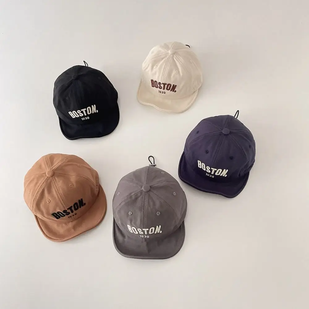 Soft Embroidery Baby Baseball Hat Solid Color Korean Style Letter Baseball Cap Adjustable Visor Children's Sunhat Boys Girls
Soft Embroidery Baby Baseball Hat Solid Color Korean Style Letter Baseball Cap Adjustable Visor Children's Sunhat Boys Girls