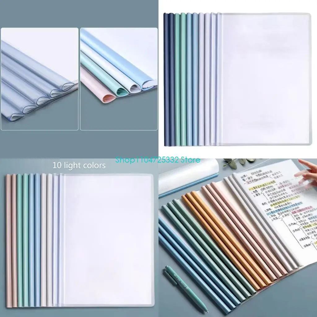 P5EA 10PCS Transparent PP Folders Set Files Documents Organizers Bag 80 Sheets
P5EA 10PCS Transparent PP Folders Set Files Documents Organizers Bag 80 Sheets