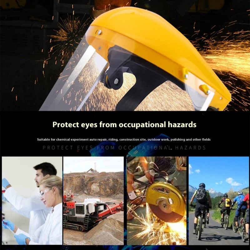 HX6A Shatterproof Face Guard Mask Safety Helmet Hat For Welding And Cutting Projects
HX6A Shatterproof Face Guard Mask Safety Helmet Hat For Welding And Cutting Projects