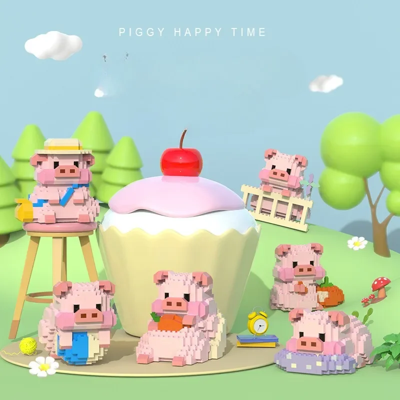Compatible Lego building block cartoon pig diary doll children's educational assembly toy
Compatible Lego building block cartoon pig diary doll children's educational assembly toy