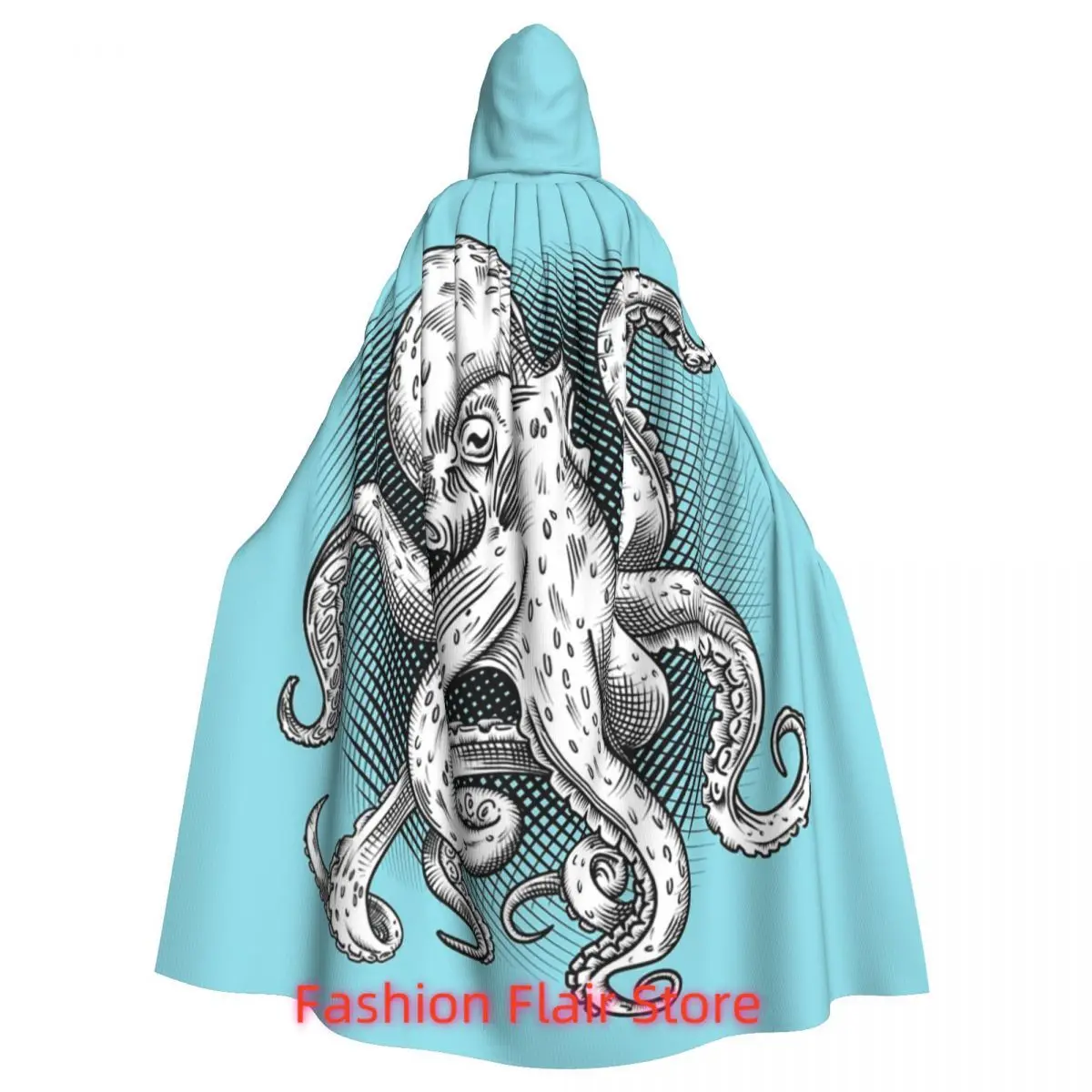 Длинный плащ с капюшоном «Осьминог», средневековый костюм ведьмы, накидка для косплея, пальто на Хэллоуин для взрослых, унисекс
Длинный плащ с капюшоном «Осьминог», средневековый костюм ведьмы, накидка для косплея, пальто на Хэллоуин для взрослых, унисекс