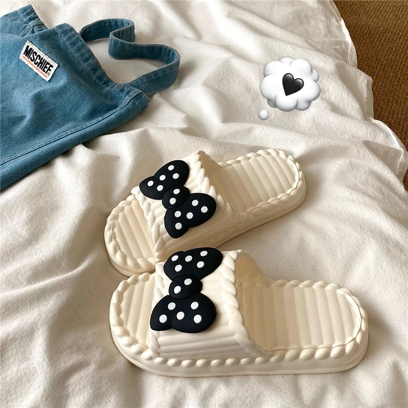 Sweet Knot Slippers Soft Indoor Home Slippers Women's Thick Bottom Anti-Slip Outdoor Wearable Flat Sandals
Sweet Knot Slippers Soft Indoor Home Slippers Women's Thick Bottom Anti-Slip Outdoor Wearable Flat Sandals