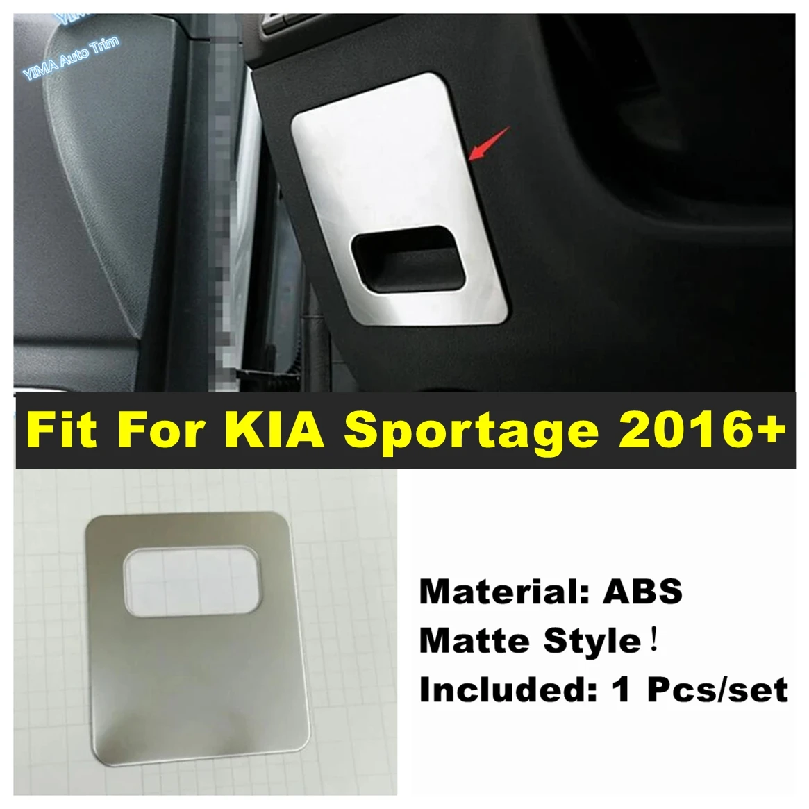 Car Main Driving Storage Armrest Box Sequins Decoration Cover Trim Fit For KIA Sportage 2016 - 2020 Matte Interior Accessories
Car Main Driving Storage Armrest Box Sequins Decoration Cover Trim Fit For KIA Sportage 2016 - 2020 Matte Interior Accessories