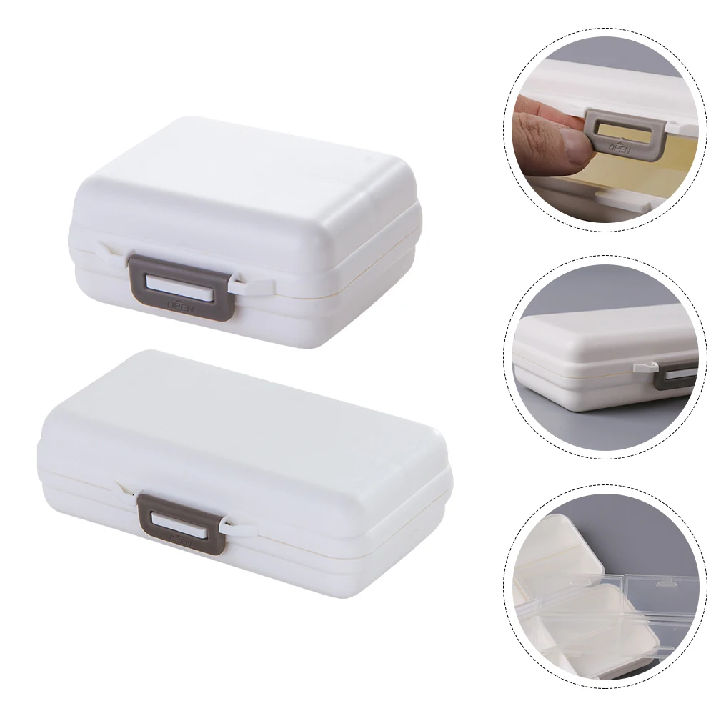 2pcs Portable 7 Compartments Plastic Pill Storage Boxes Medicine Organizers Vitamin Cases Travel Sealing Containers Individual
2pcs Portable 7 Compartments Plastic Pill Storage Boxes Medicine Organizers Vitamin Cases Travel Sealing Containers Individual