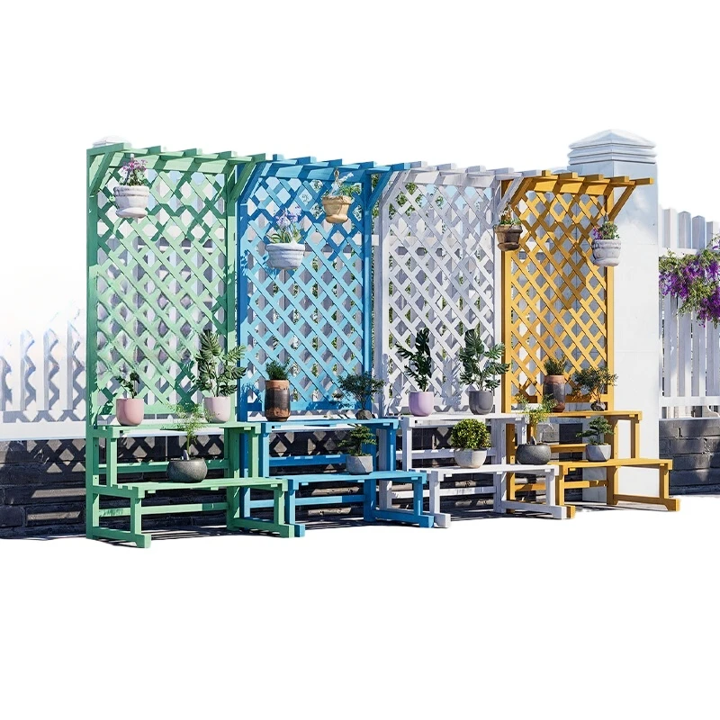 Outdoor preservative wood flower pot rack, courtyard fence, floor-to-ceiling flower stand, flower box, indoor balcony, vine clim
Outdoor preservative wood flower pot rack, courtyard fence, floor-to-ceiling flower stand, flower box, indoor balcony, vine clim