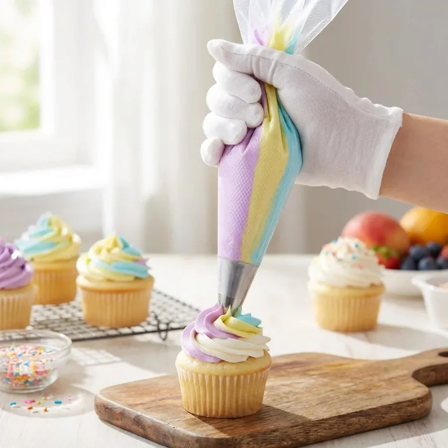 100pcs Disposable Piping Bags for Pastry Icing Fondant Cake Cream Decorating Baking Supplies
100pcs Disposable Piping Bags for Pastry Icing Fondant Cake Cream Decorating Baking Supplies