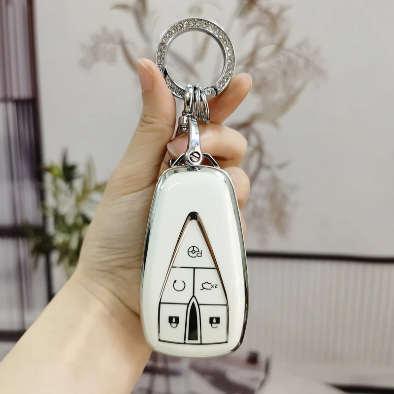 5 buttons Soft TPU Car Key Case Cover Shell With Keychain For Changan CS35 PLUS CS75PLUS CS55PLUS Eado UNI-T Oushang X5 X7 EV
5 buttons Soft TPU Car Key Case Cover Shell With Keychain For Changan CS35 PLUS CS75PLUS CS55PLUS Eado UNI-T Oushang X5 X7 EV