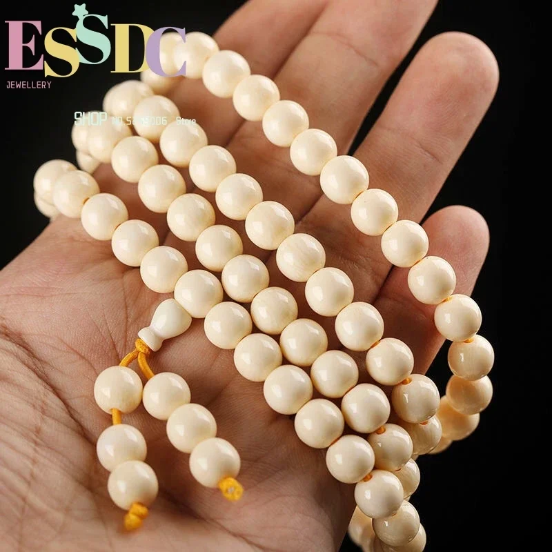 Natural Oil-smooth Camel Beads Bracelet Buddhist 108 Prayer Mala for Women or Men DIY Jewelry Accessories Bone Carved Craft
Natural Oil-smooth Camel Beads Bracelet Buddhist 108 Prayer Mala for Women or Men DIY Jewelry Accessories Bone Carved Craft