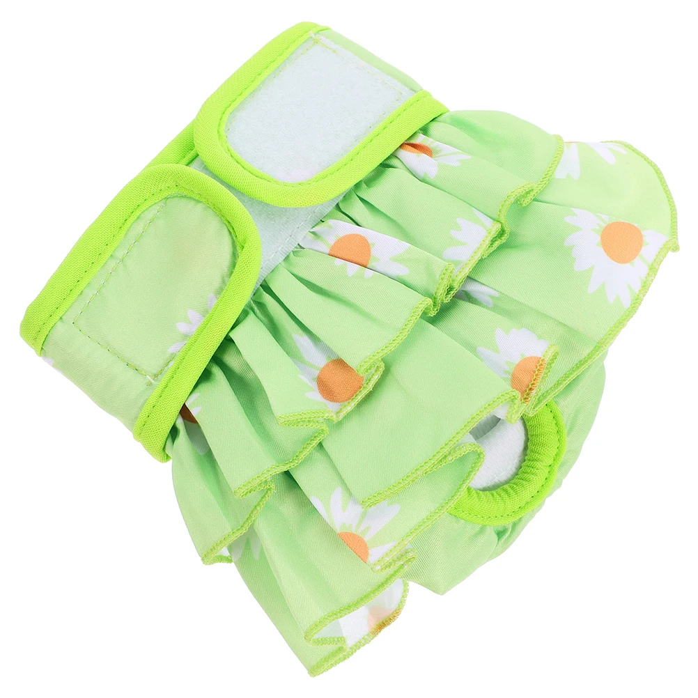 Pet Physiological Dog Sanitary Pants Female L Size Light Green Print Washable Puppy Diapers for Incontinence Leakproof Cotton
Pet Physiological Dog Sanitary Pants Female L Size Light Green Print Washable Puppy Diapers for Incontinence Leakproof Cotton