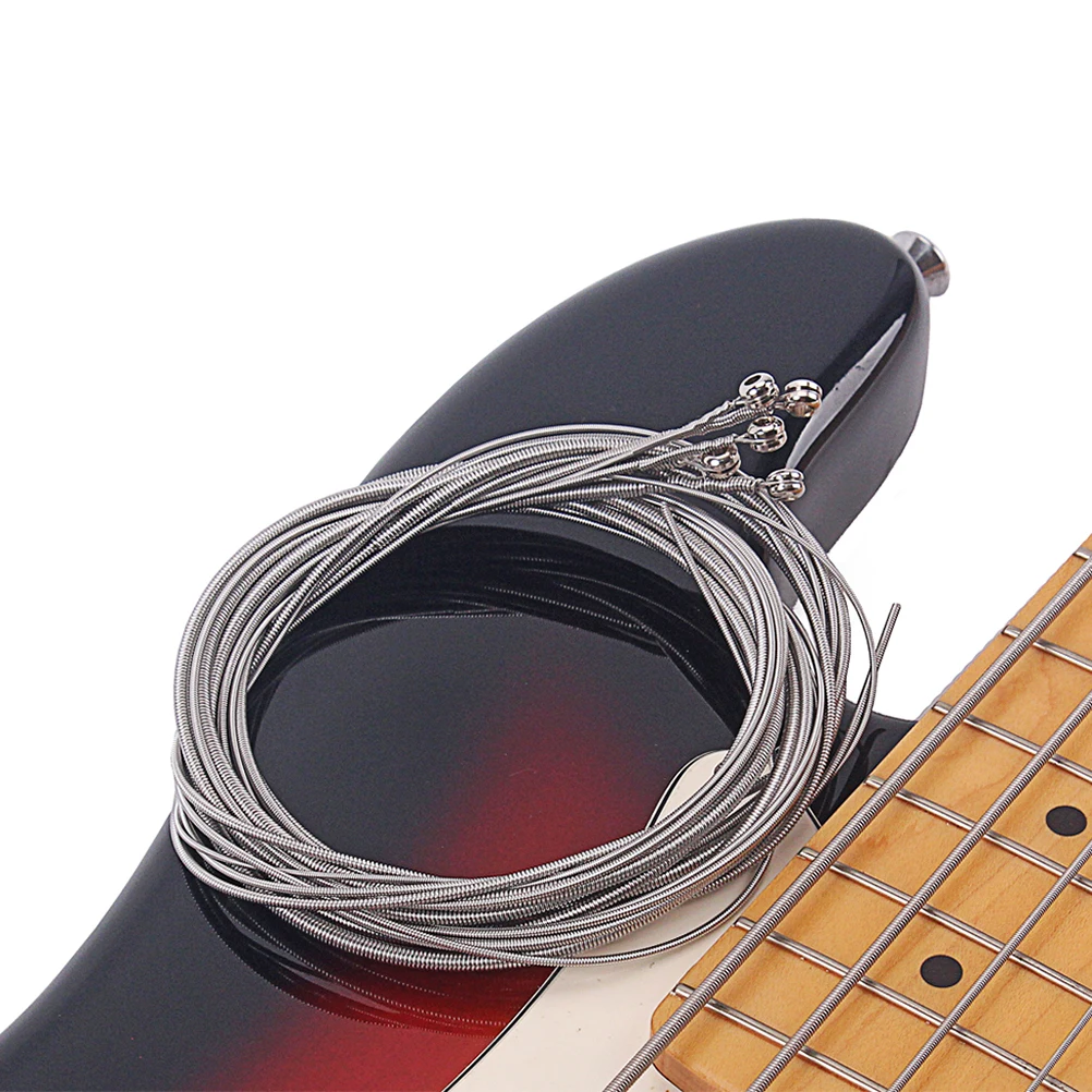 5 Pcs Stainless Steel Bass Strings Bass Guitar Parts Accessories Guitar String Gauge Bass Guitar Music Accessories (Silver)
5 Pcs Stainless Steel Bass Strings Bass Guitar Parts Accessories Guitar String Gauge Bass Guitar Music Accessories (Silver)
