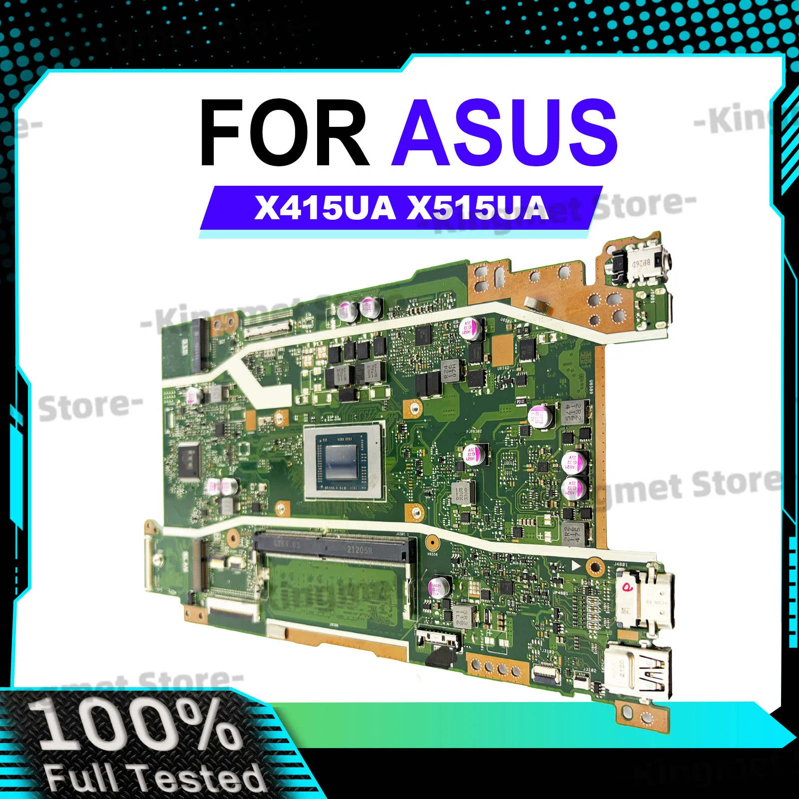 X415UA Laptop Motherboard For ASUS VivoBook M415UA X415U X515UA Mainboard With R3 R5 R7 CPU 100% tests OK fast shipping
X415UA Laptop Motherboard For ASUS VivoBook M415UA X415U X515UA Mainboard With R3 R5 R7 CPU 100% tests OK fast shipping