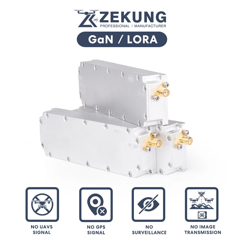50W Module 720-840MHz RF GaN FPV LORA Module Antie-Dronee Module Autel Mavic 3 Counter C-UAS UAV Signal Defence Device System
50W Module 720-840MHz RF GaN FPV LORA Module Antie-Dronee Module Autel Mavic 3 Counter C-UAS UAV Signal Defence Device System