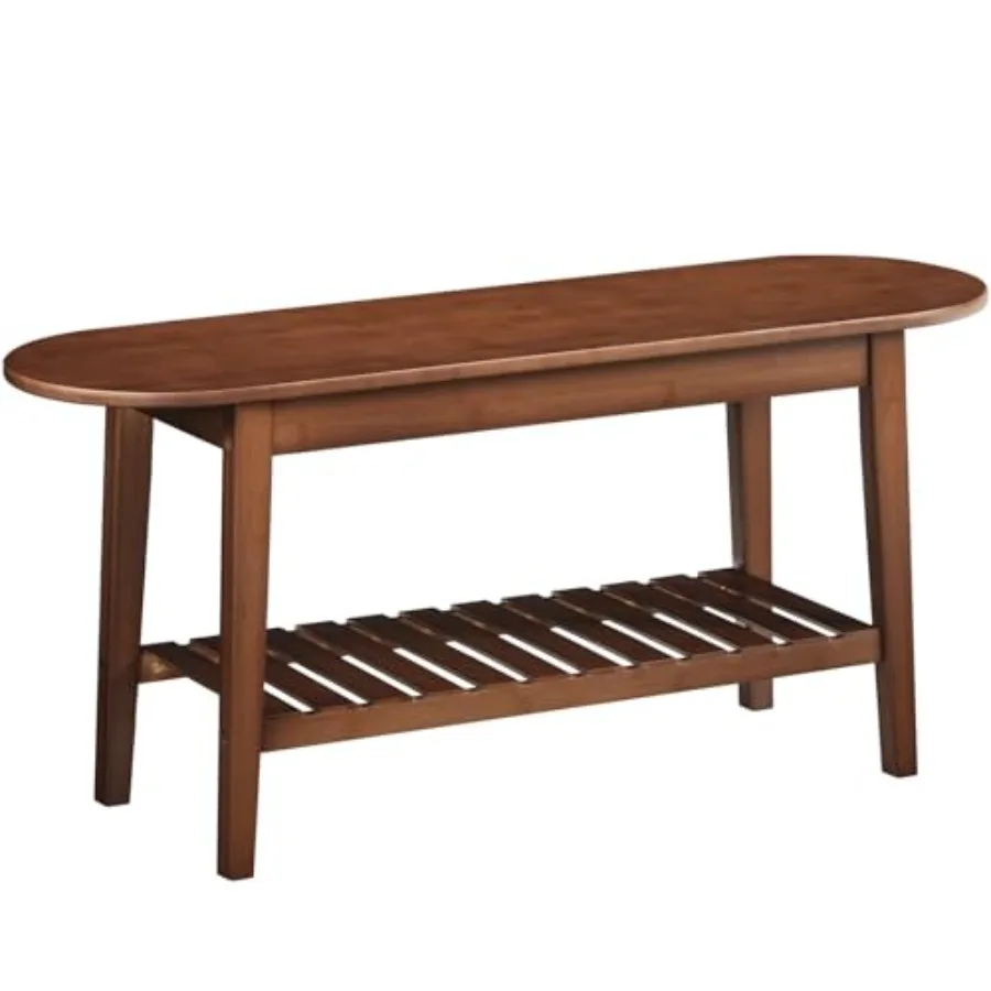 Dining Bench, 2-Tier Bamboo Farmhouse Entryway Bench, Indoor Storage Wooden Bench for Living Room, Dining Room, Hallway, Bedroo
Dining Bench, 2-Tier Bamboo Farmhouse Entryway Bench, Indoor Storage Wooden Bench for Living Room, Dining Room, Hallway, Bedroo