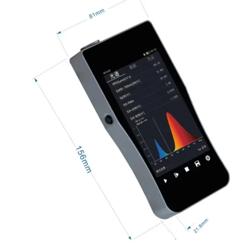 Spectrometer HP350P Grow Light Analyzer PPFD PAR Meter for Hydroponic Growing
Spectrometer HP350P Grow Light Analyzer PPFD PAR Meter for Hydroponic Growing