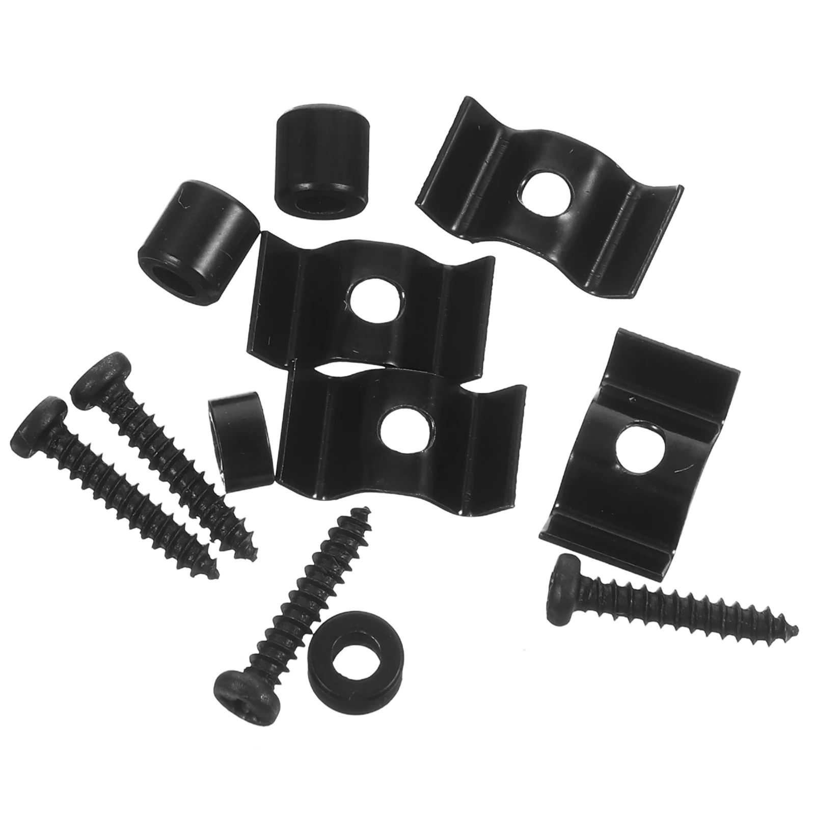 1 set 4 Black Metal Holders Electric Guitar String Stabilizer Accessories Stable Sound Precision Production Reliable Performance
1 set 4 Black Metal Holders Electric Guitar String Stabilizer Accessories Stable Sound Precision Production Reliable Performance