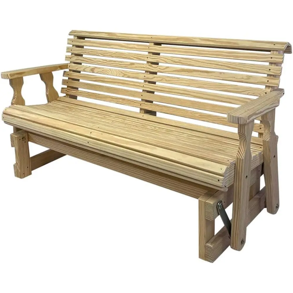 Heavy-Duty 800 Lb Capacity Rollback Porch Glider, 5 Feet, Untreated
Heavy-Duty 800 Lb Capacity Rollback Porch Glider, 5 Feet, Untreated