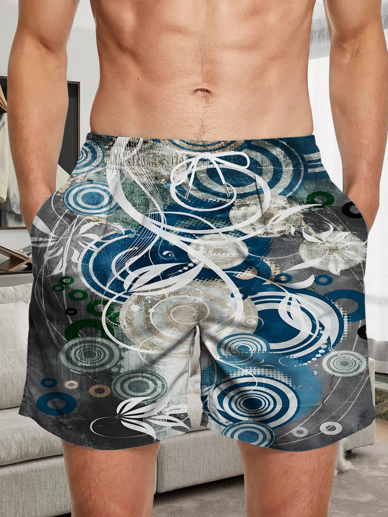 Sports Quick Dry Polyester Shorts Men Full Print Digital Pattern Casual Swim Trunks
Sports Quick Dry Polyester Shorts Men Full Print Digital Pattern Casual Swim Trunks
