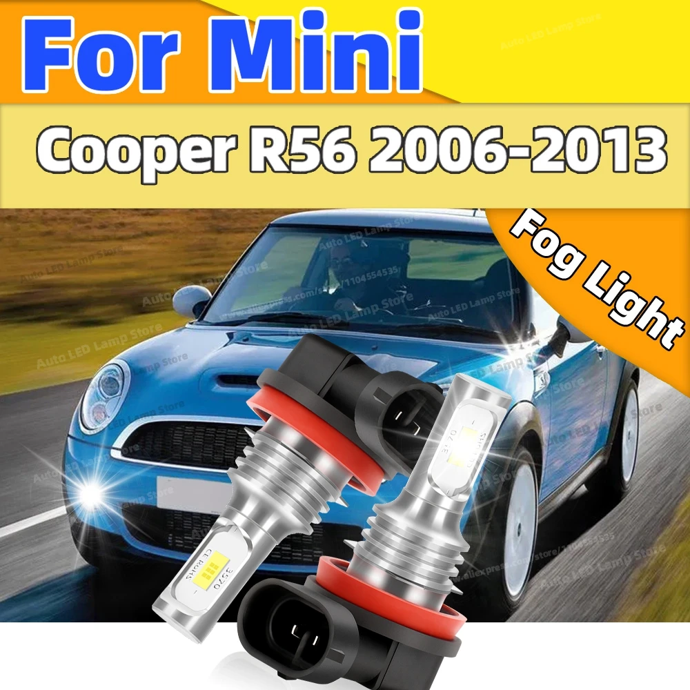 LED Fog Lamp Car Fog Light Front Bulb 20000LM Ultra Bright Plug and Play For Mini Cooper R56 2006-2013 2007 2008 2009 2010 2011
LED Fog Lamp Car Fog Light Front Bulb 20000LM Ultra Bright Plug and Play For Mini Cooper R56 2006-2013 2007 2008 2009 2010 2011