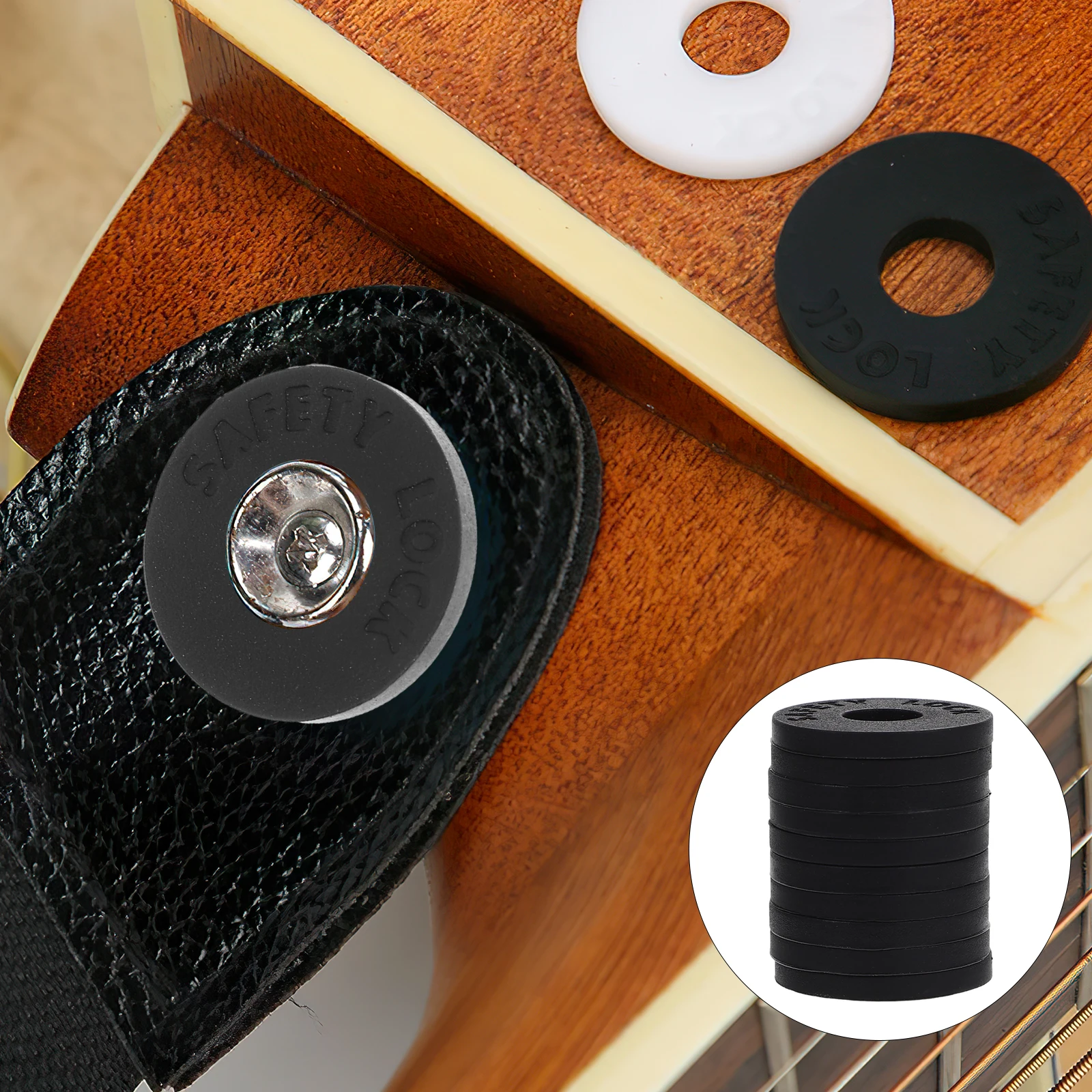 10 Pcs Guitar Strap Buckle Spacer Silicone Pads Anti-slip Button Silica Gel Bass Protector Soft Leg Anti-skid Felt Washer
10 Pcs Guitar Strap Buckle Spacer Silicone Pads Anti-slip Button Silica Gel Bass Protector Soft Leg Anti-skid Felt Washer