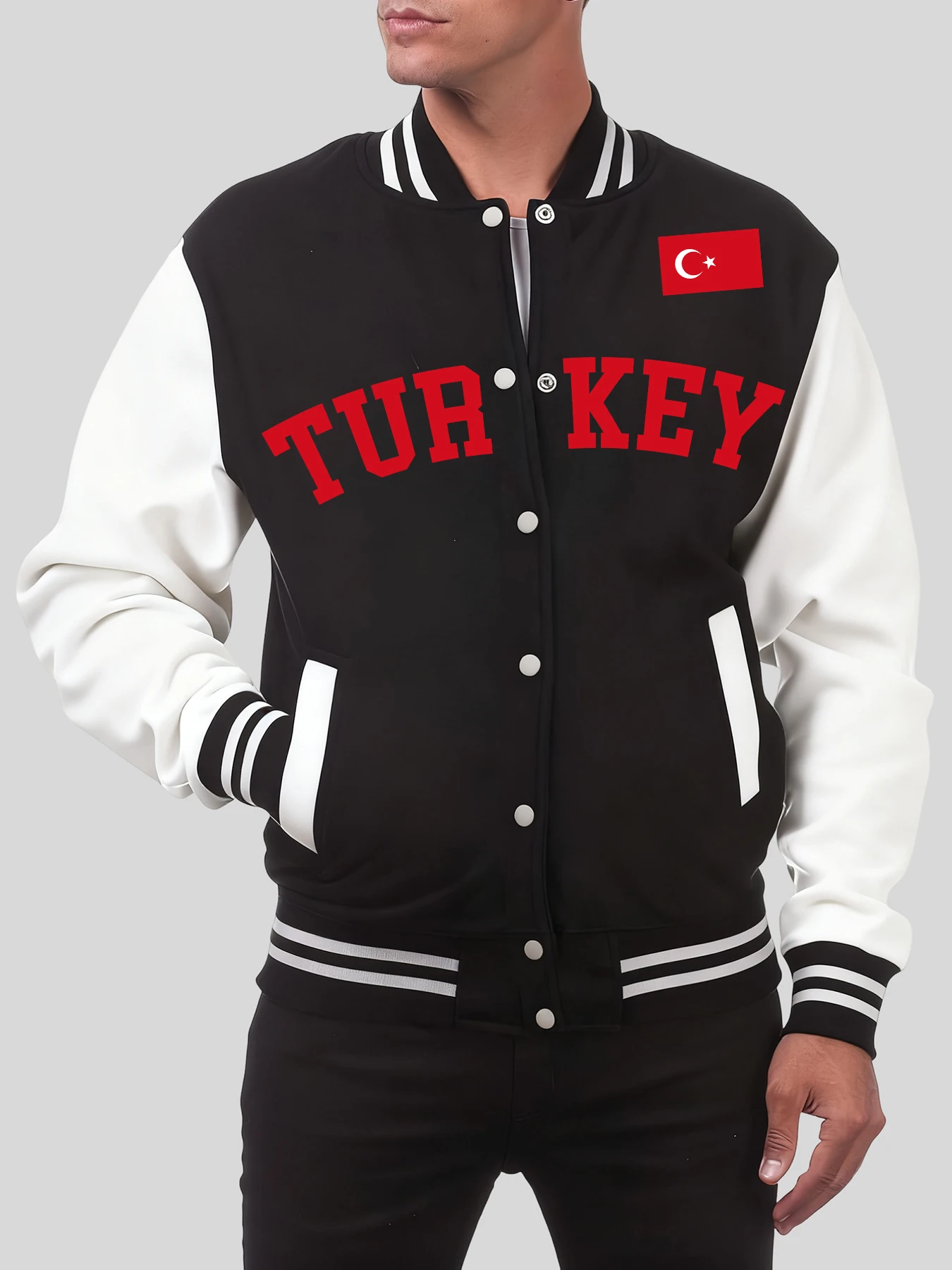 Turkey National Letter Pattern Baseball Jackets Men Fleece Oversized Streetwear Fashion Y2K Jersey Casual Loose Unisex Tops
Turkey National Letter Pattern Baseball Jackets Men Fleece Oversized Streetwear Fashion Y2K Jersey Casual Loose Unisex Tops