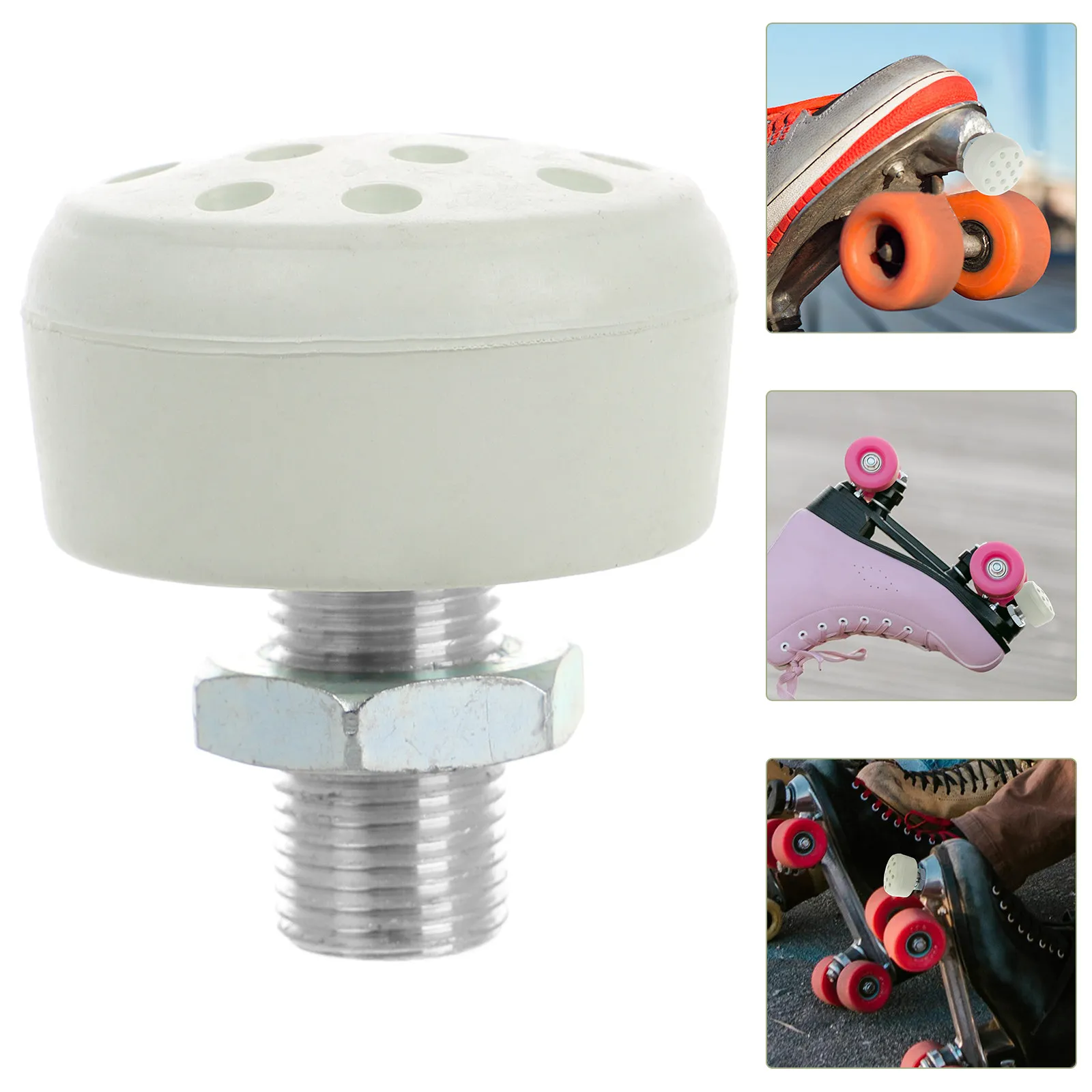 Roller Skate Toe Stopper Adjustable Rubber Brake Head Wheel Design Smooth Safe Ride Roller Skates Brake Pads Replacement Toe
Roller Skate Toe Stopper Adjustable Rubber Brake Head Wheel Design Smooth Safe Ride Roller Skates Brake Pads Replacement Toe
