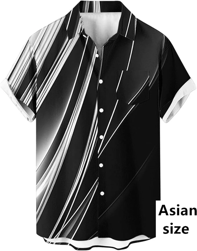 Classic Striped 3d Printed Shirts For Men Women Hawaiian Shirts Men's Daily Blouses Lapel Shirt Colorful Short Sleeve Clothing
Classic Striped 3d Printed Shirts For Men Women Hawaiian Shirts Men's Daily Blouses Lapel Shirt Colorful Short Sleeve Clothing