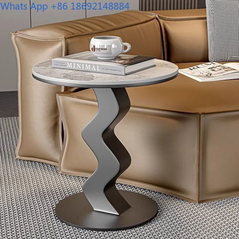 Italian Style Light Luxury Rock Board Side Table Living Room Sofa Minimalist Corner Table Balcony Small Round Table
Italian Style Light Luxury Rock Board Side Table Living Room Sofa Minimalist Corner Table Balcony Small Round Table
