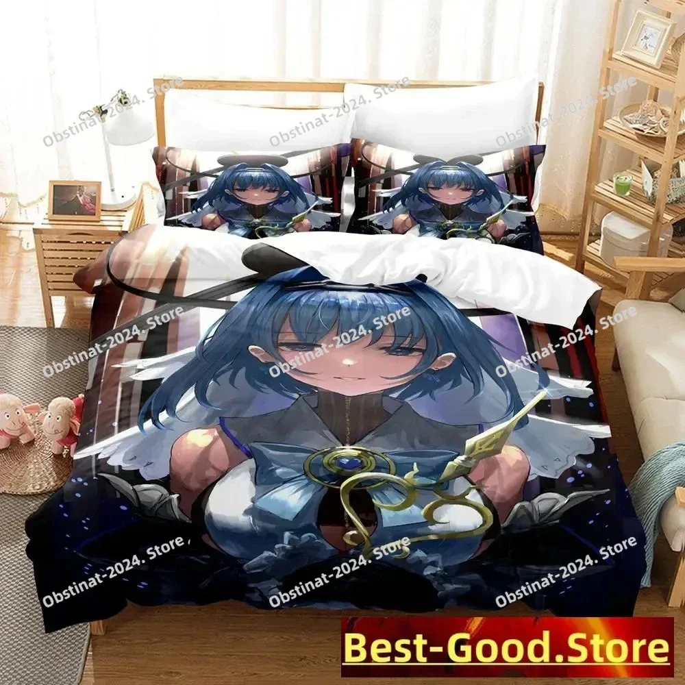 Ouro Kronii Bedding Set Single Twin Full Queen King Size Bed Set Adult Kid Bedroom Duvetcover Sets Anime parure de lit Bed
Ouro Kronii Bedding Set Single Twin Full Queen King Size Bed Set Adult Kid Bedroom Duvetcover Sets Anime parure de lit Bed