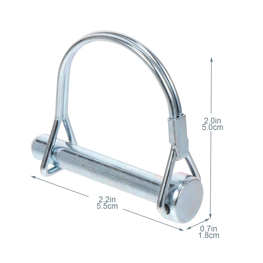 12pcs Lock Pin Square Trailer Hitch Carbon Steel Towing Accessories Strong Load Capacity Corrosion Resistant for Lawn
12pcs Lock Pin Square Trailer Hitch Carbon Steel Towing Accessories Strong Load Capacity Corrosion Resistant for Lawn