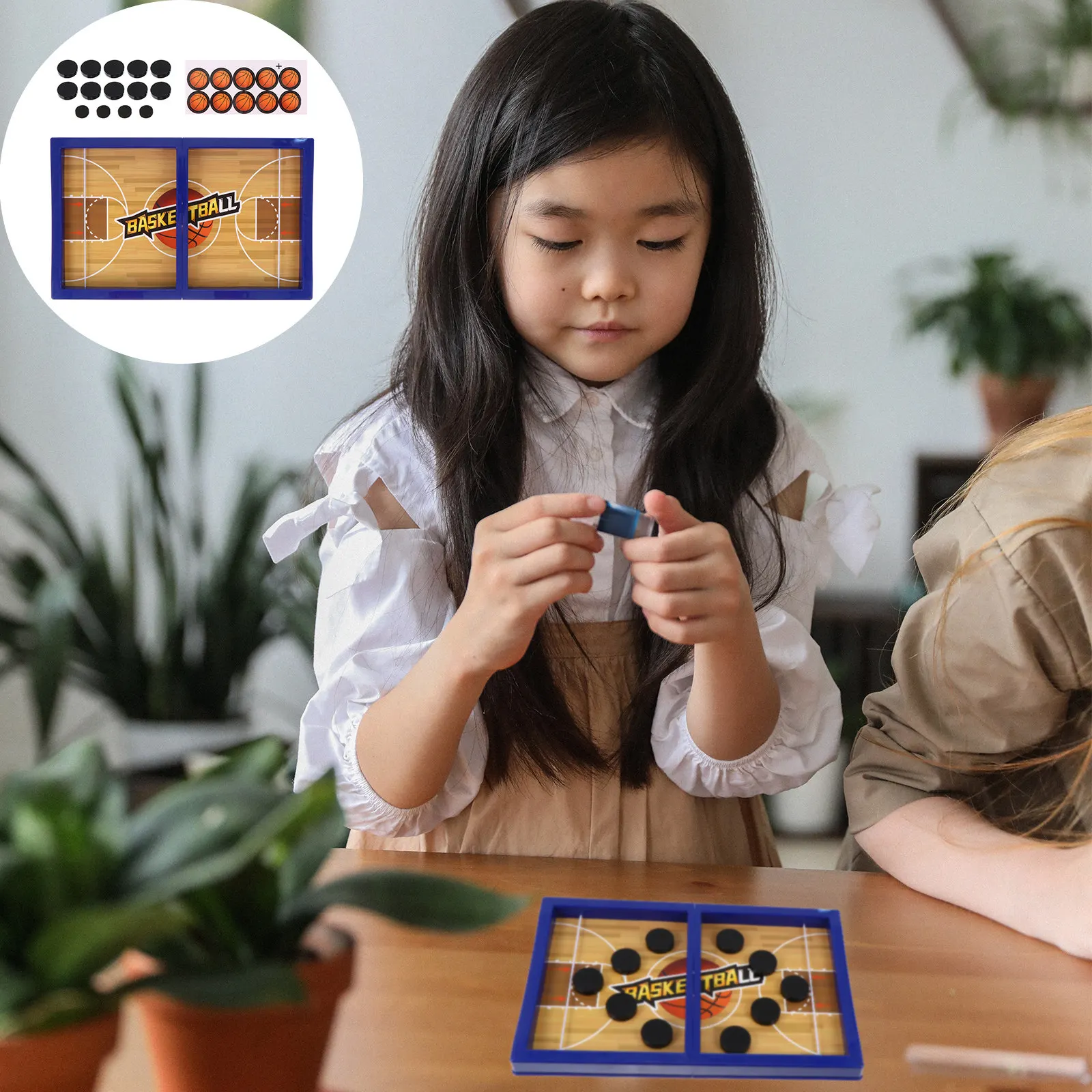 1Set Basketball Style Fast Sling Puck Game Children Desktop Winner Board Game Indoor Outdoor Family Social Activity
1Set Basketball Style Fast Sling Puck Game Children Desktop Winner Board Game Indoor Outdoor Family Social Activity