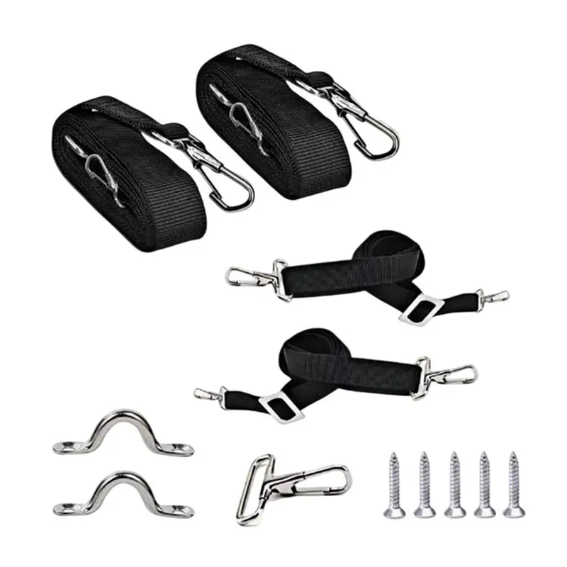 Dropship-Adjustable Heavy Duty Straps 2 PCS, Marine Grade Double Snap Hook Strap Pad Eye Boat Awning Accessories
Dropship-Adjustable Heavy Duty Straps 2 PCS, Marine Grade Double Snap Hook Strap Pad Eye Boat Awning Accessories