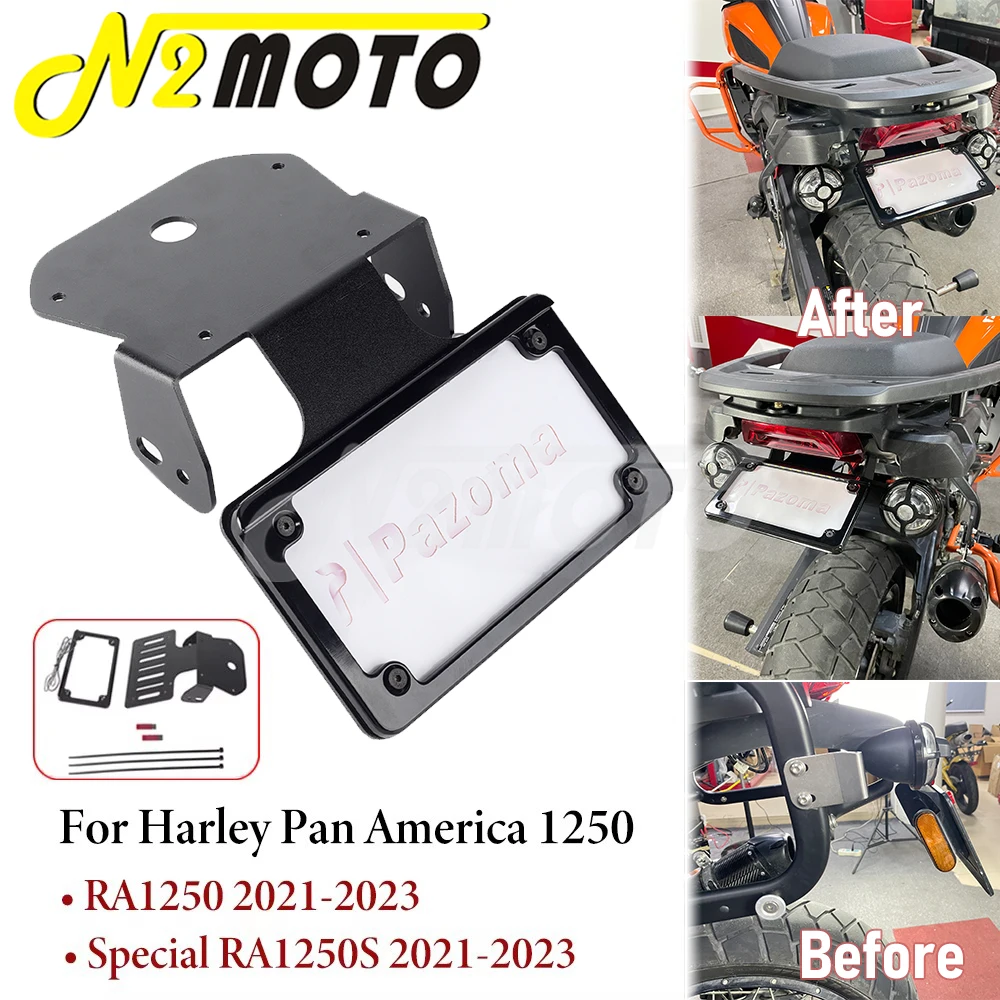 For Harley Pan America 1250 RA 1250 S 21-24 Motorcycle License Plate Number Frame Holder Bracket LED Tail Tidy Fender Eliminator
For Harley Pan America 1250 RA 1250 S 21-24 Motorcycle License Plate Number Frame Holder Bracket LED Tail Tidy Fender Eliminator