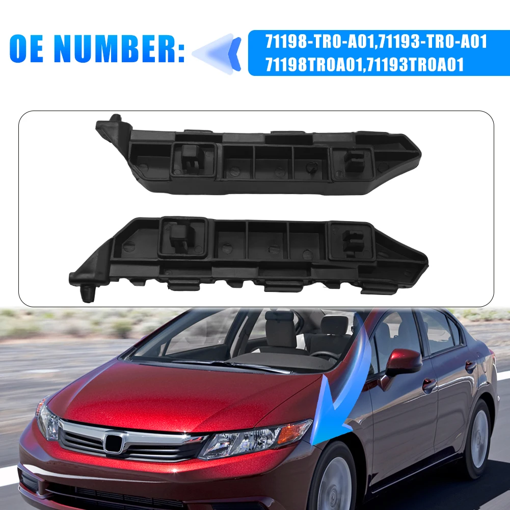 Pair Left Right Front Bumper Bracket Retainer Support For Honda Civic 2012-2015 Sedan Car Accessories 71193TR0A01
Pair Left Right Front Bumper Bracket Retainer Support For Honda Civic 2012-2015 Sedan Car Accessories 71193TR0A01