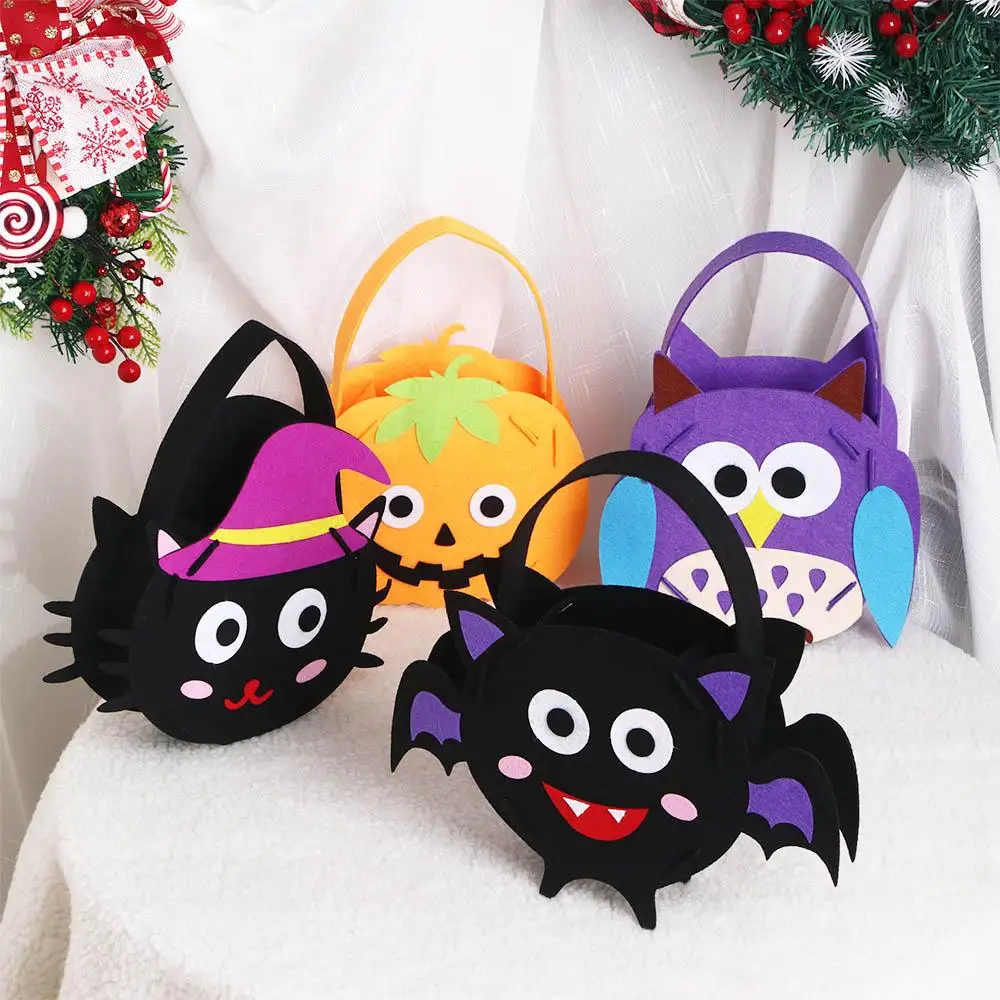 Ornament Cartoon DIY Material Trick Or Treat Gift Basket Halloween Candy Bag Storage Bucket Halloween Decoration
Ornament Cartoon DIY Material Trick Or Treat Gift Basket Halloween Candy Bag Storage Bucket Halloween Decoration