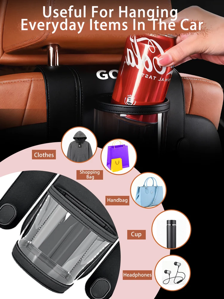 Double Hooks Car Seatback Water Cup Holder No Drilling Required Install For Volkswagen VW Golf Polo Tiguan T5 Passat b6 Jetta
Double Hooks Car Seatback Water Cup Holder No Drilling Required Install For Volkswagen VW Golf Polo Tiguan T5 Passat b6 Jetta