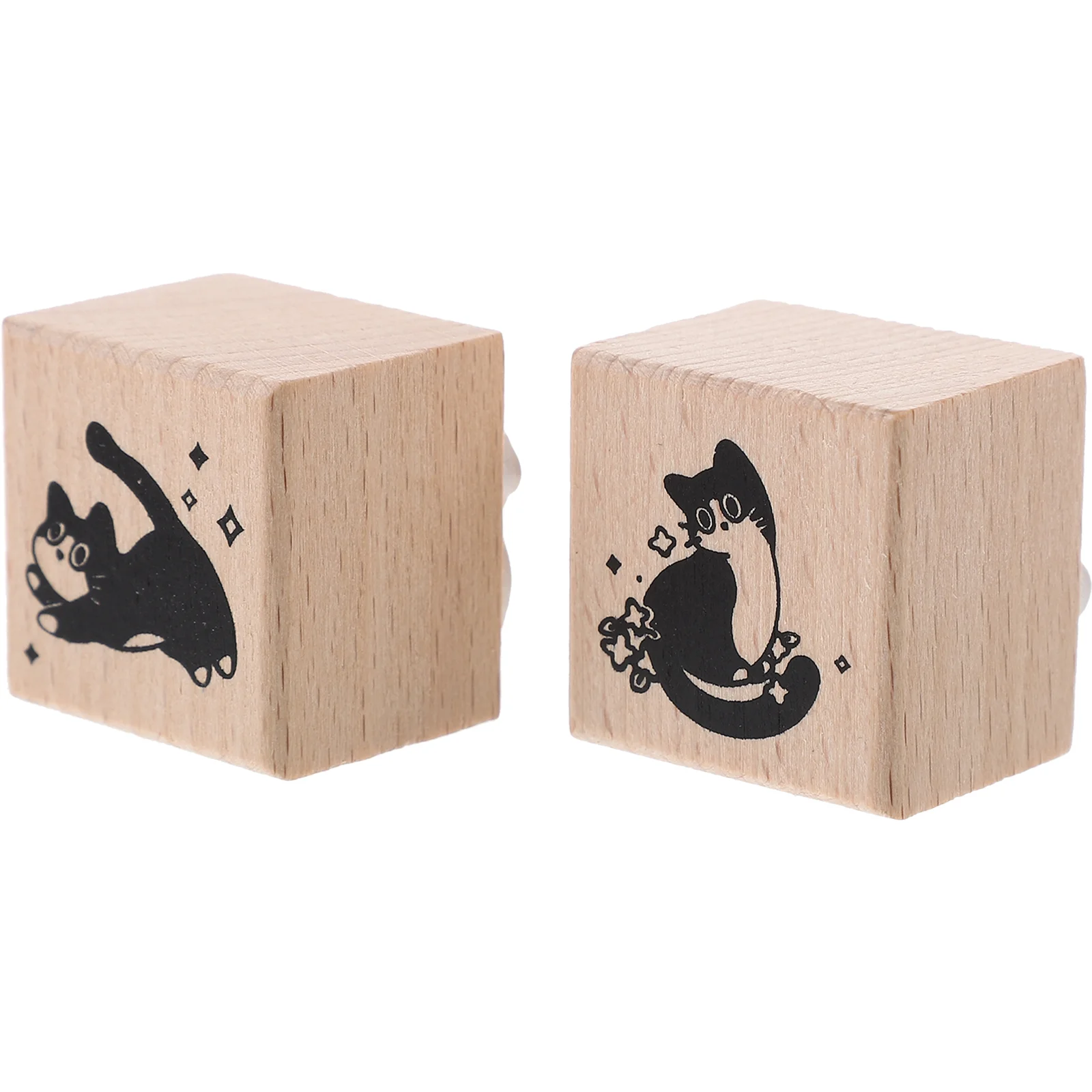 2 Pcs Wooden Stamp Retro Cat Series Mini Decorations for Journal Scrapbooking Lightweight Portable Storage Cute Animal
2 Pcs Wooden Stamp Retro Cat Series Mini Decorations for Journal Scrapbooking Lightweight Portable Storage Cute Animal